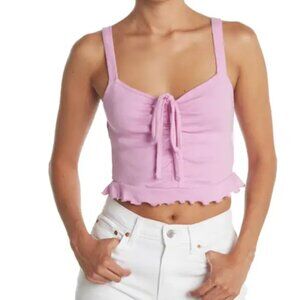 Cute Tope with ruffle accent